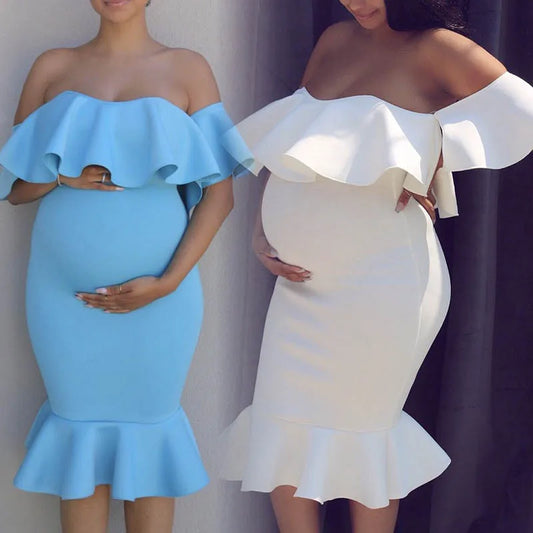 Elegance - Robes de Maternité Chic pour Séances Photo